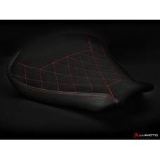 LUIMOTO (Diamond Edition) Rider Seat Cover for the MV AGUSTA F4 (2010+)